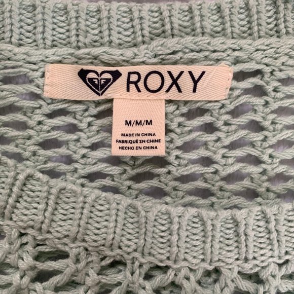 Aqua Roxy Knit Sweater - Picture 3 of 4